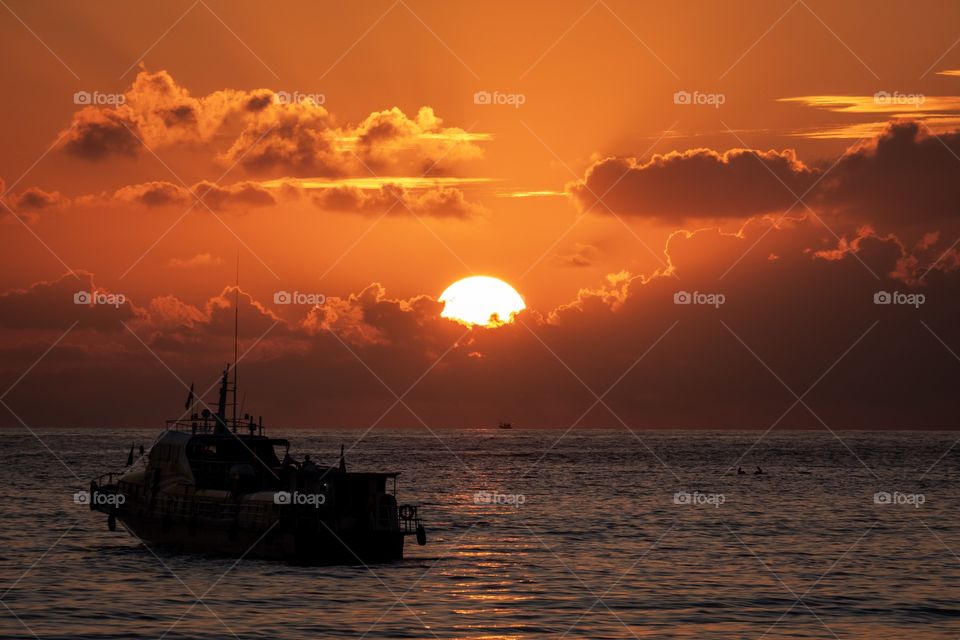 Beautiful sunset on the beautiful island ... Koh Lipe Thailand