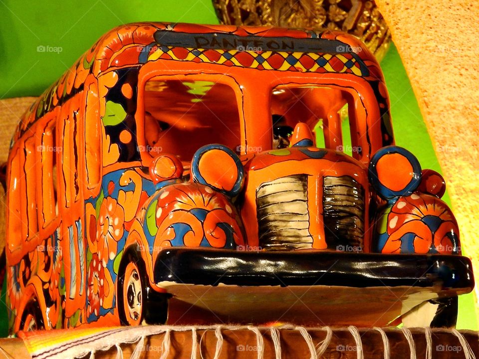 Orange bus