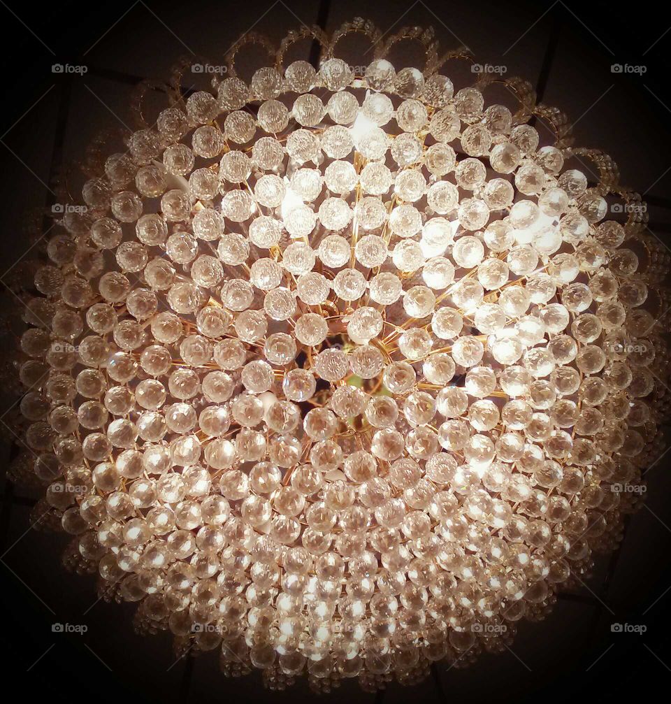 Chinese restaurant chandelier