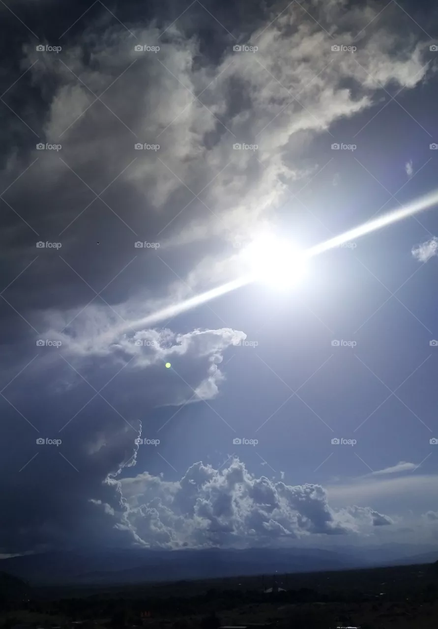 sun in clouds