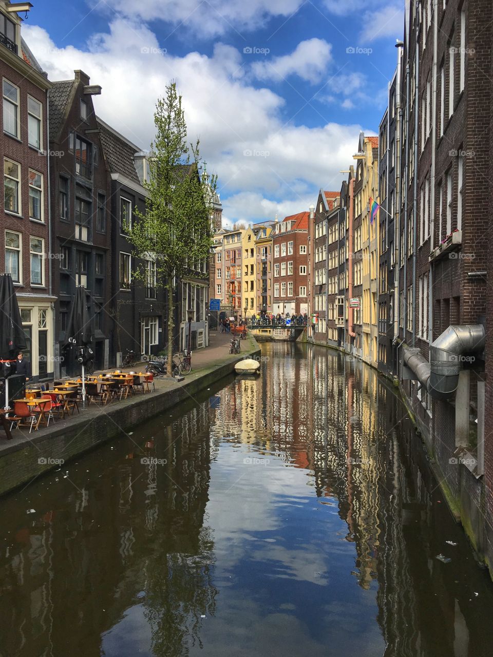 Architecture, City, No Person, Canal, Street