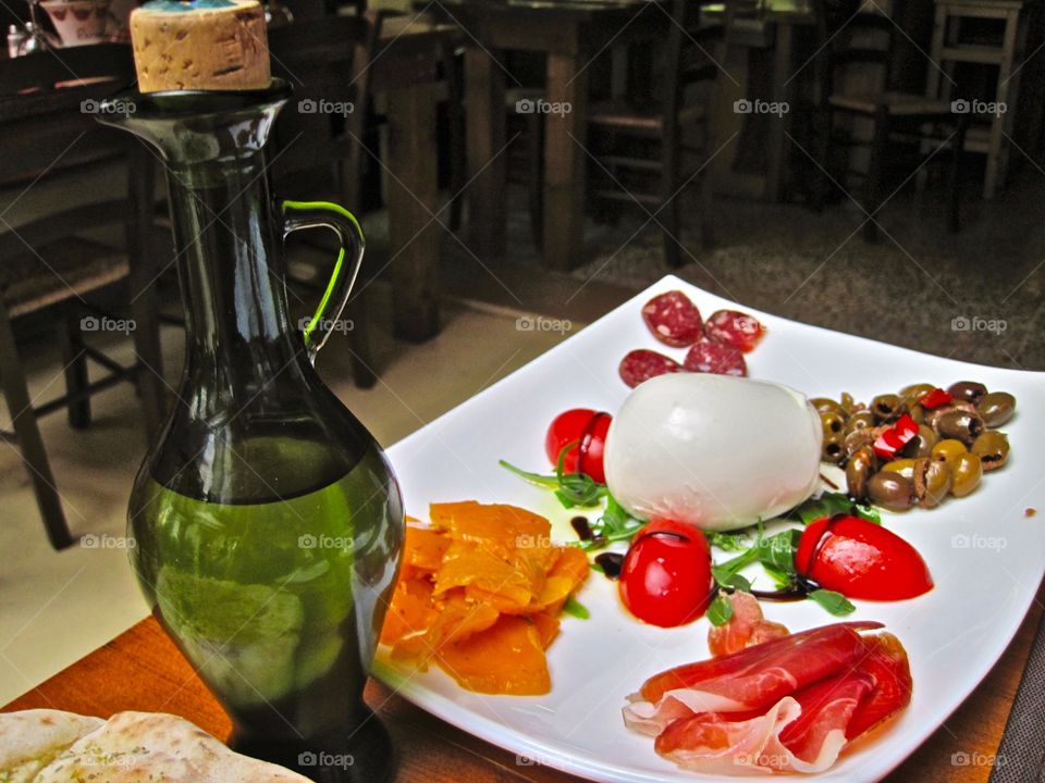 Food in sorrento, Italy 