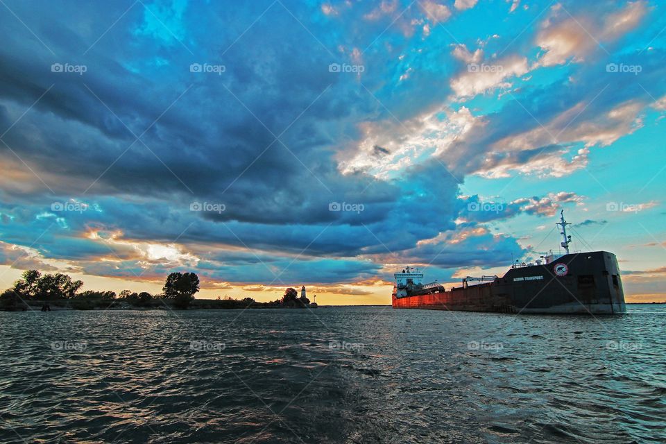 Lake Erie ship