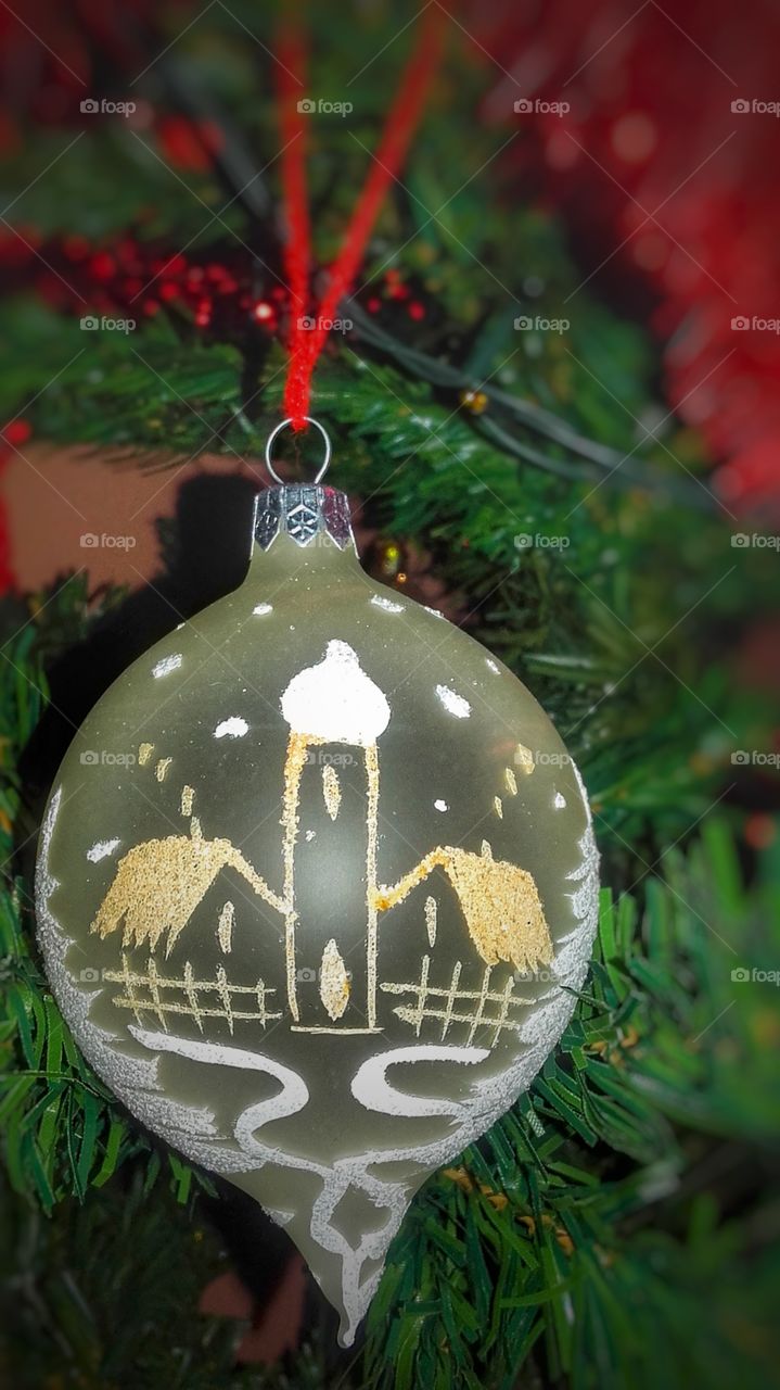 Handmade glass ornaments