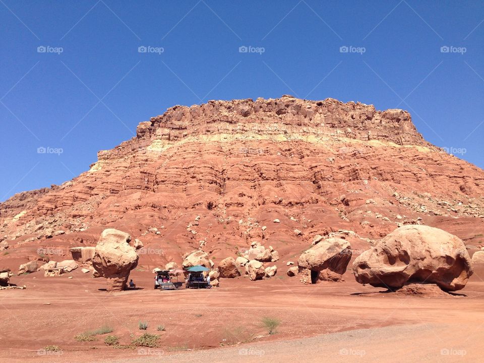 Fallen rock side,Utah