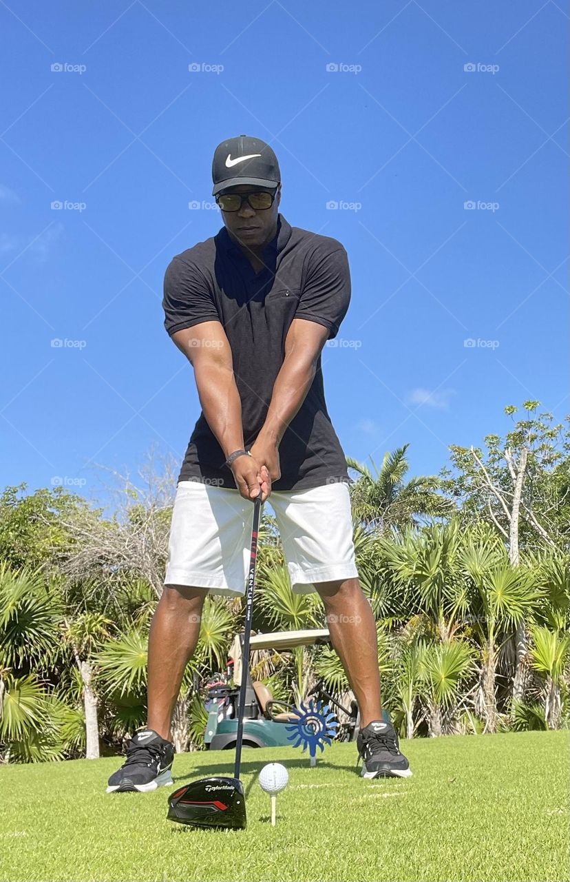 Golfing in Tulum 
