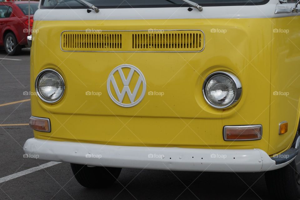 Yellow VW Van 