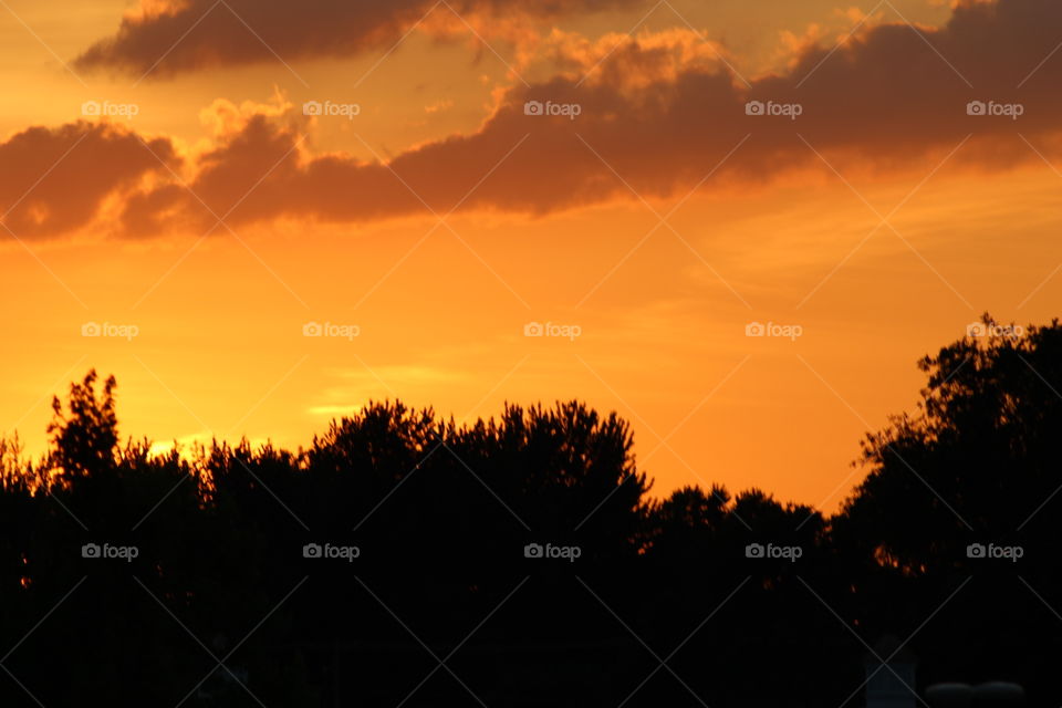 Orange sunset 