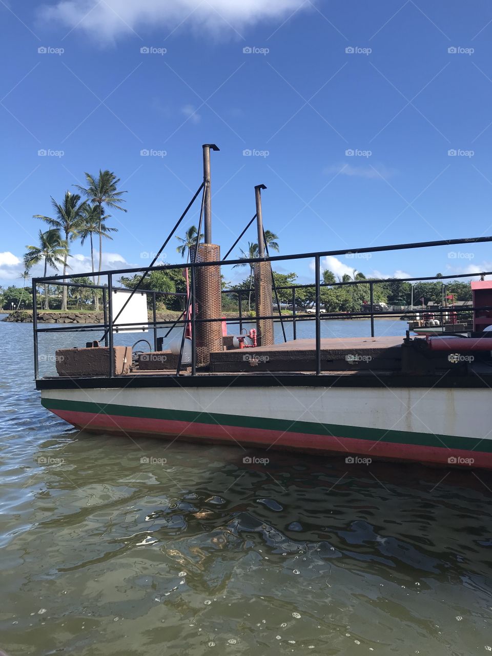 Hawaiian River boat 