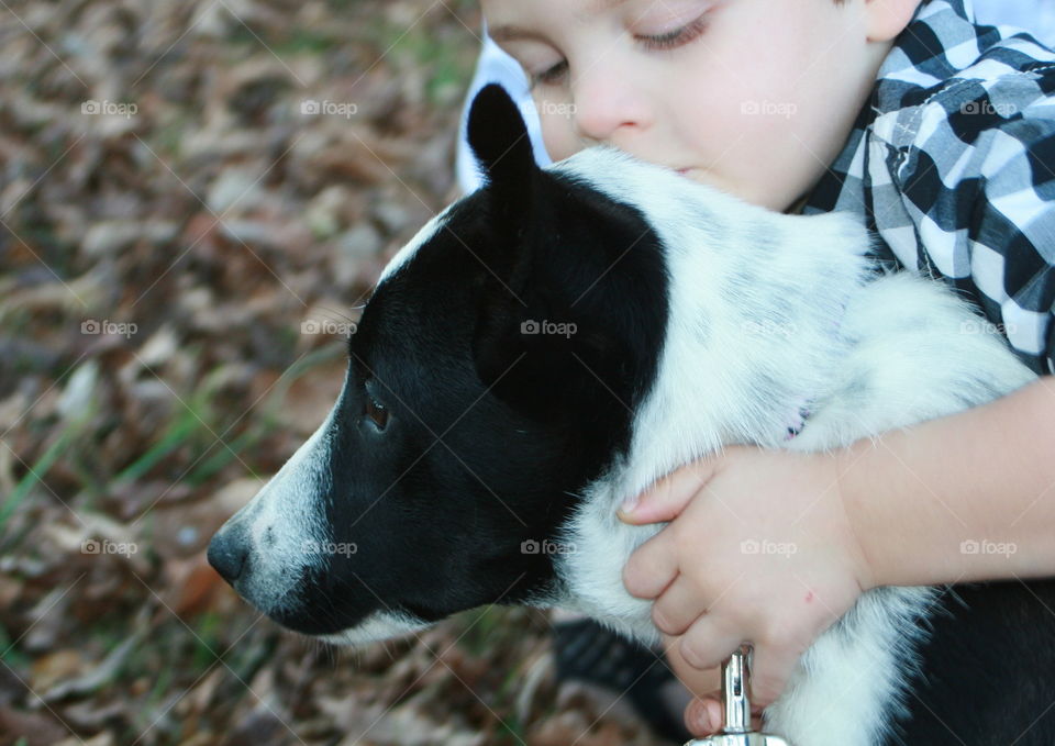 Boy and his dog