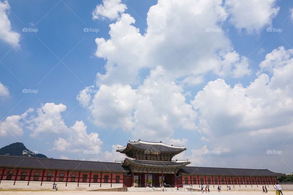 Gyeongbokgung palace at South Korea