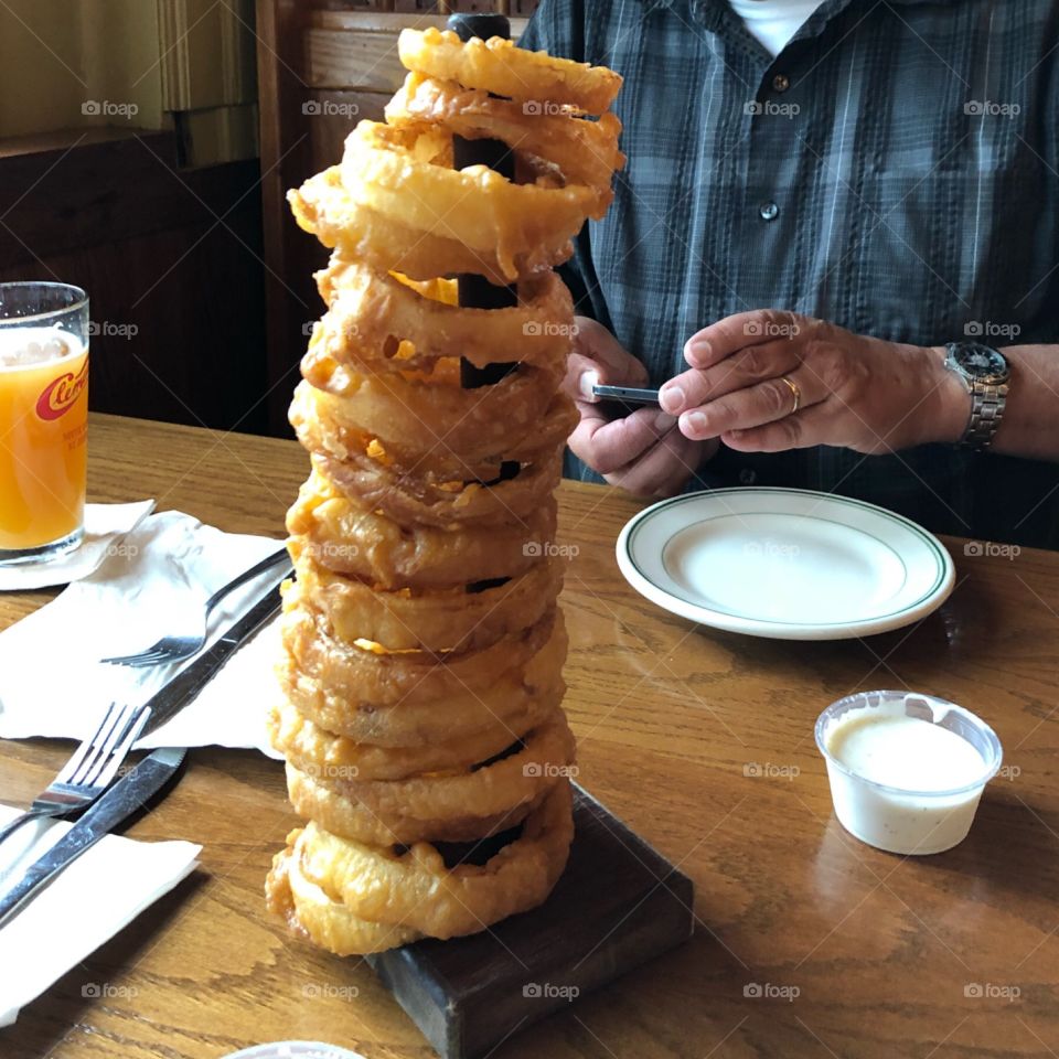 Stack Of Onion Rings