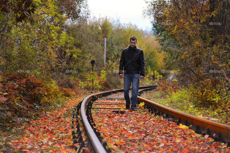the man on the tracks