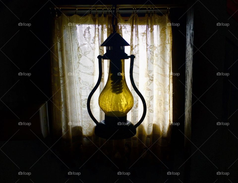 Yellow lamp