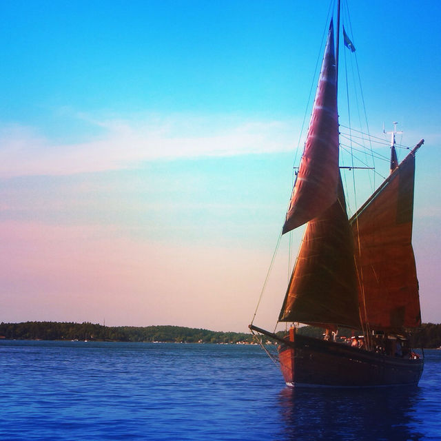 Old sailing boat