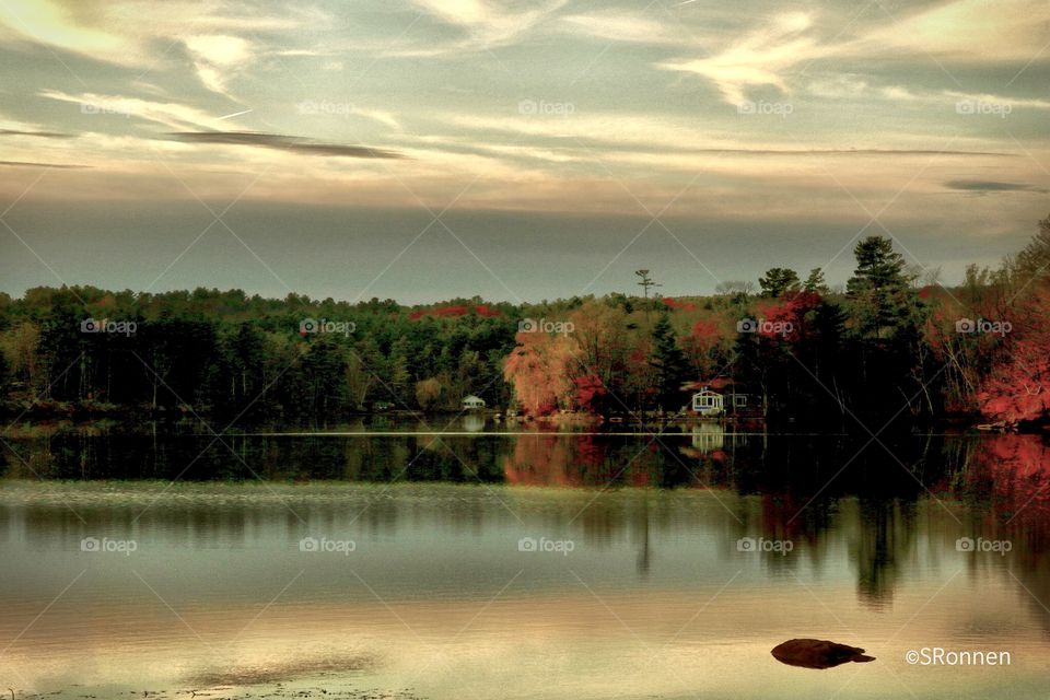 The mount across the lake