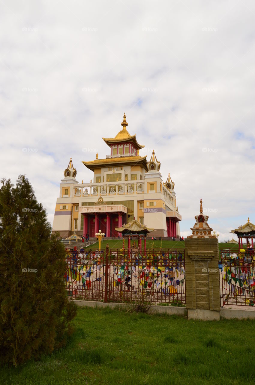 One of the largest Buddhist temples in Europe