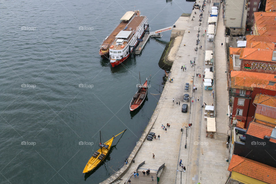 View from above, in Porto.