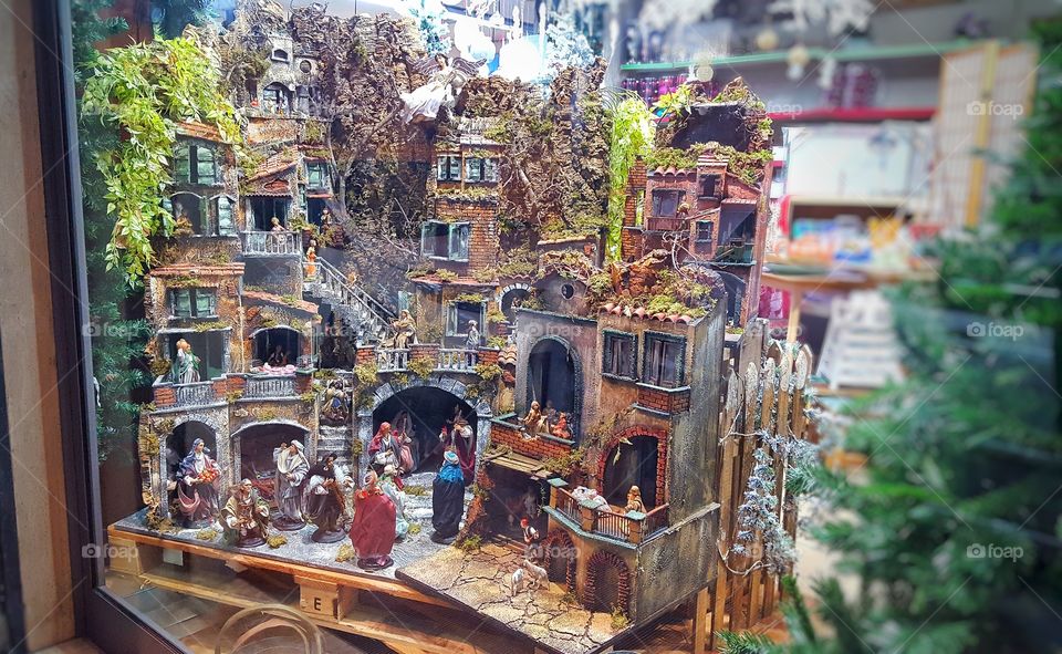 Christmas nativity scene