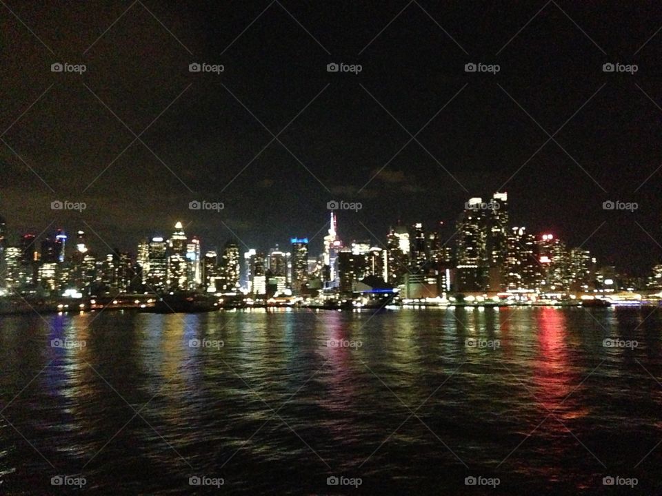 New York Skyline at Night 