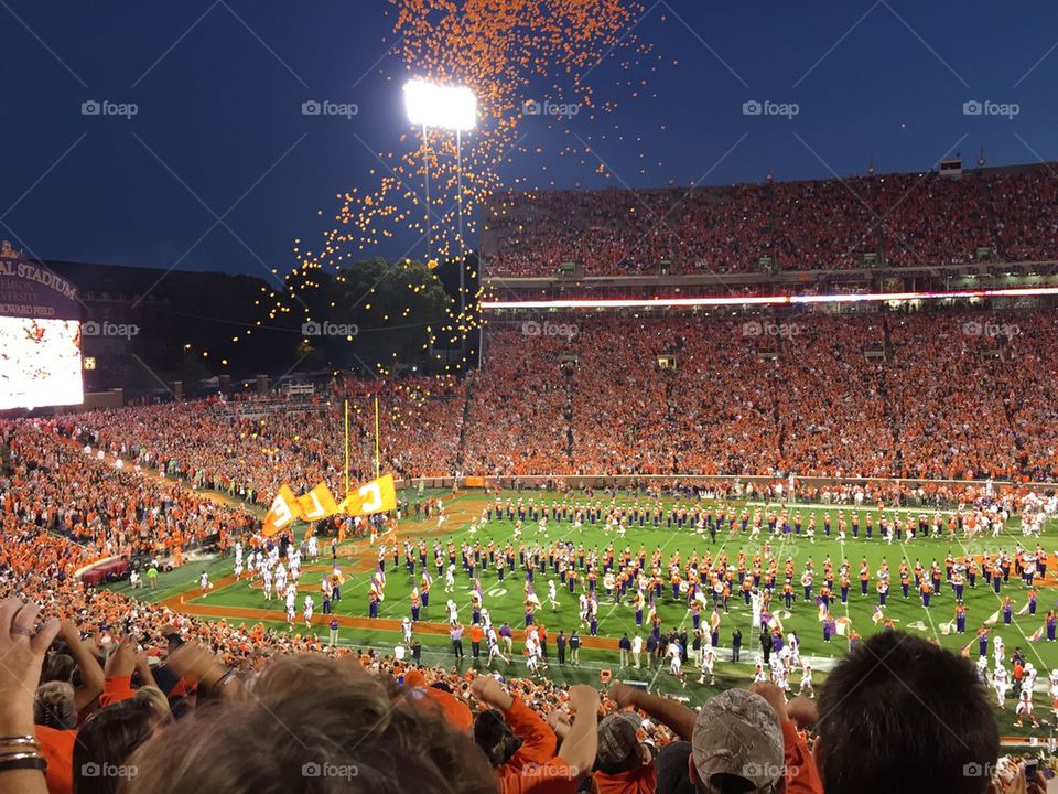 Clemson Takes the Field