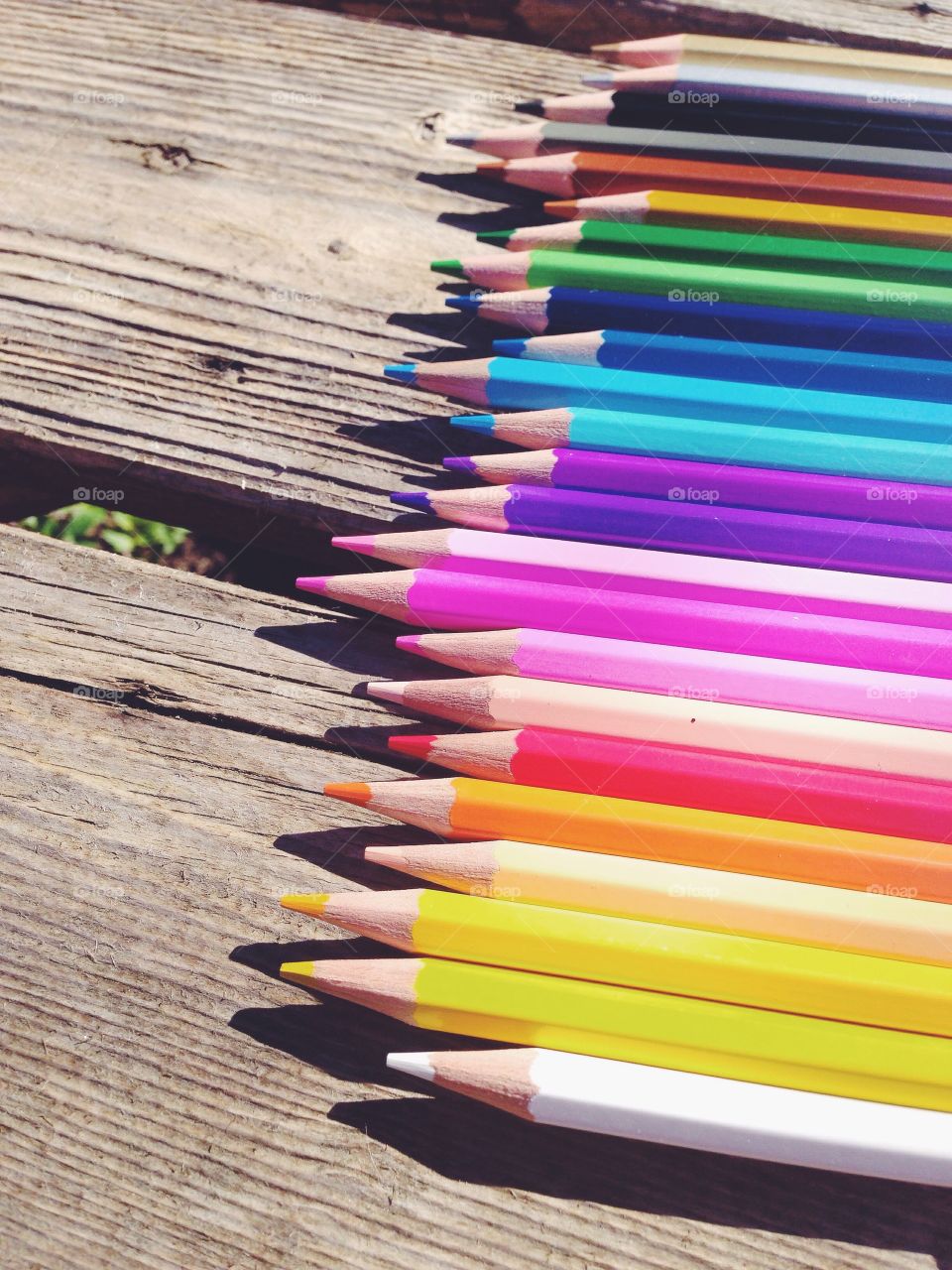 colourful pencils