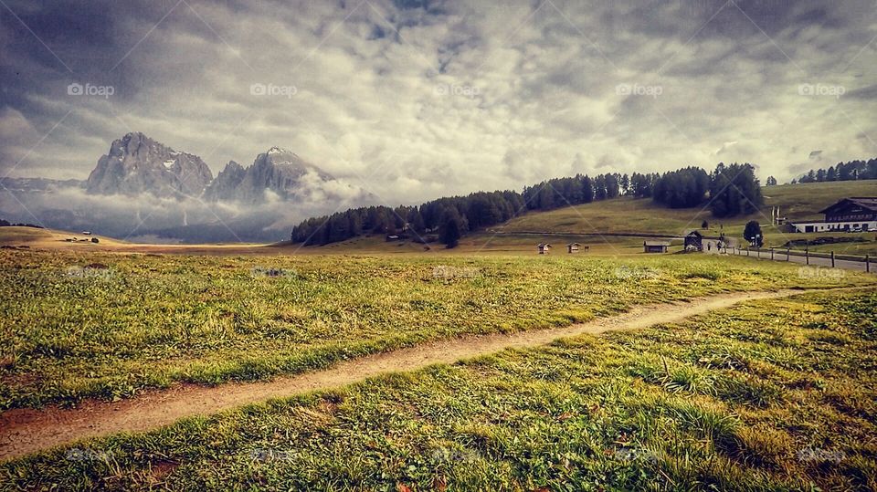 Dolomites mountain 