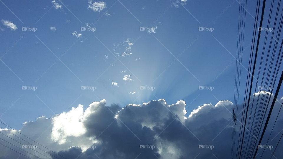 sun and clouds