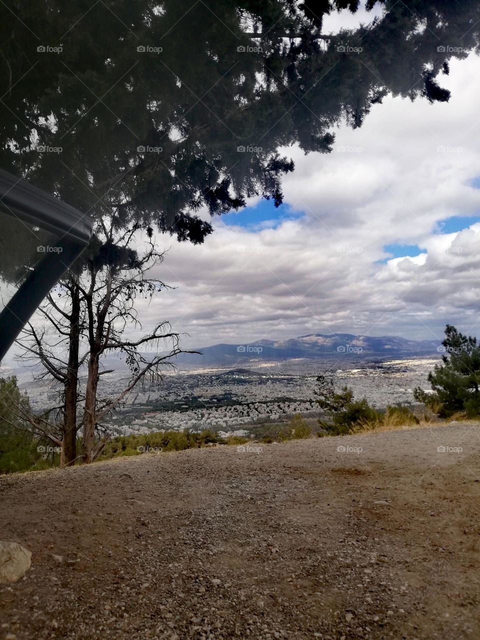 View from Ymittos mountain
