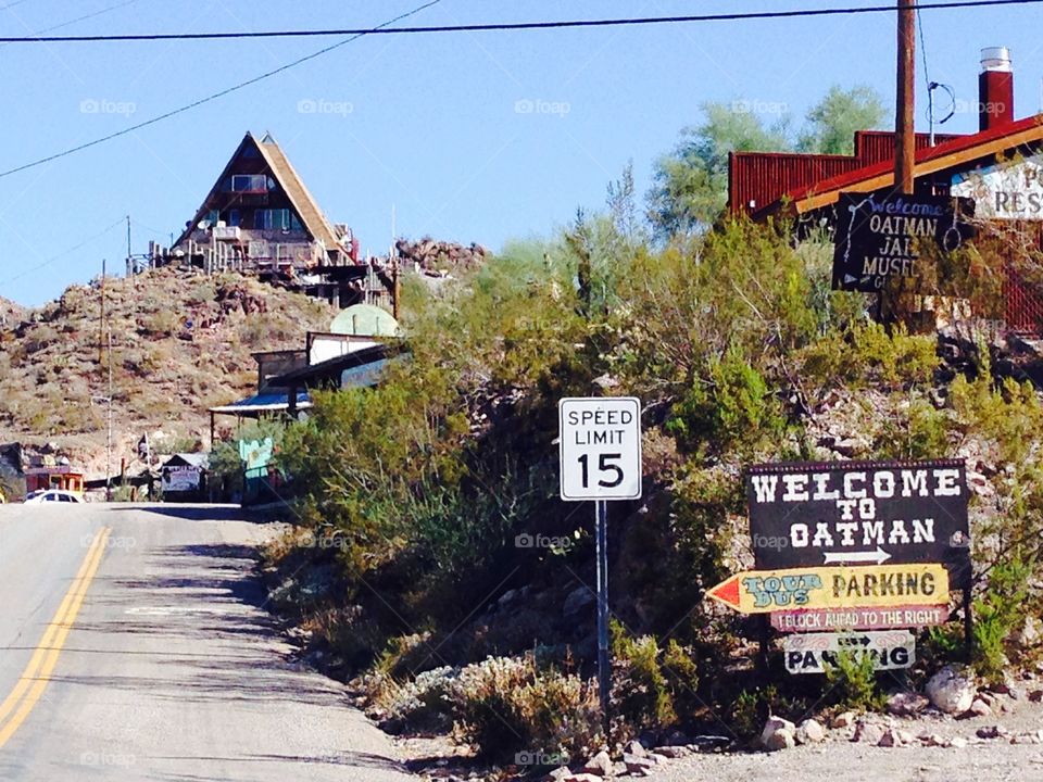 Welcome to Oatman town