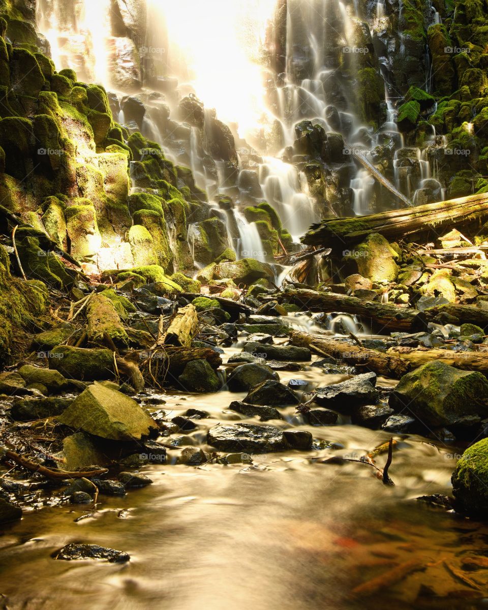 Water, River, Stream, Fall, Waterfall