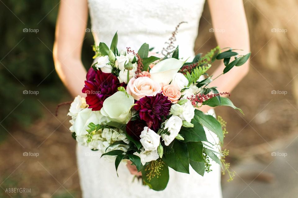 Bridal bouquet flowers 