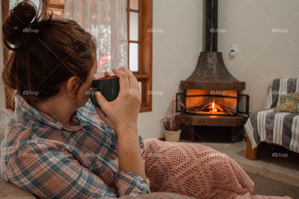 My favorite spot at home (Living room)