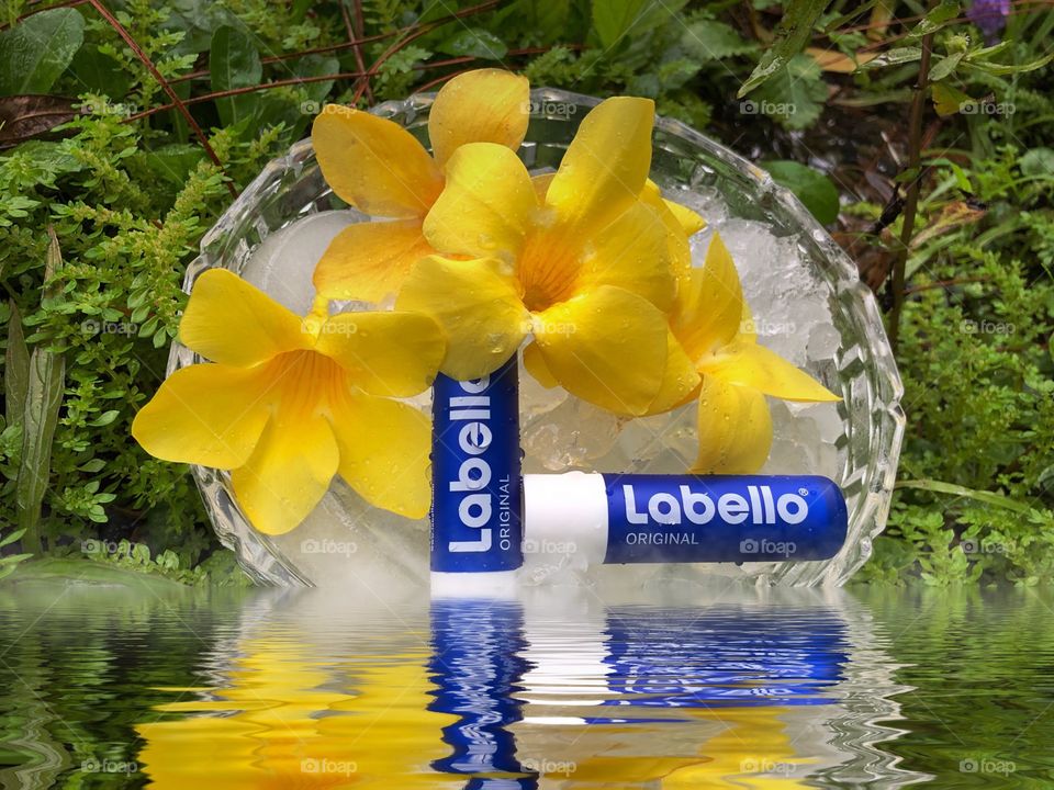 Refreshing, hydrating Labello lip balm.