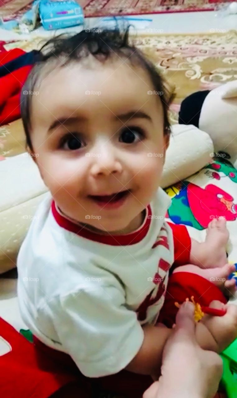 A cute Iranian baby