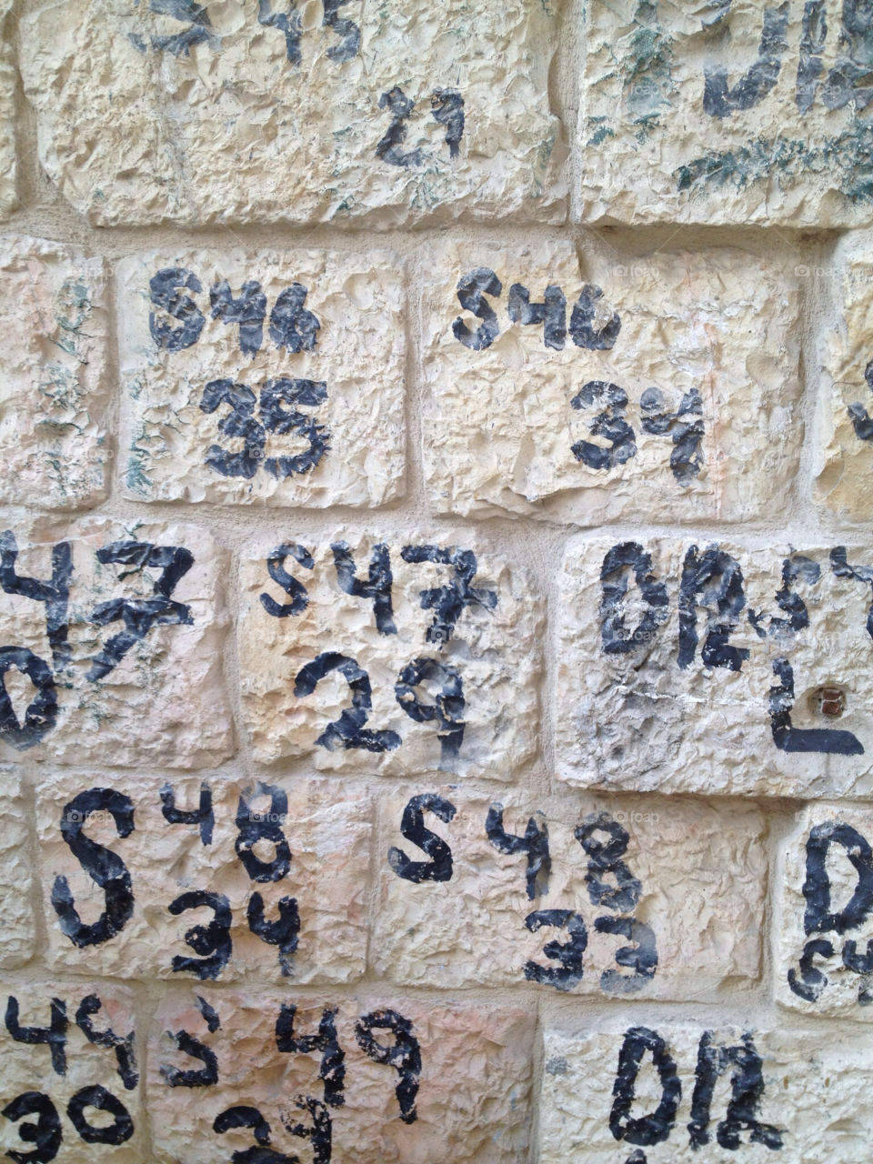 wall numbers israel jerusalem by danzigarie