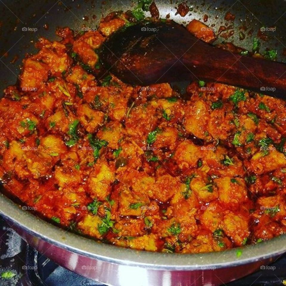Potato Curry Rajasthani dish
