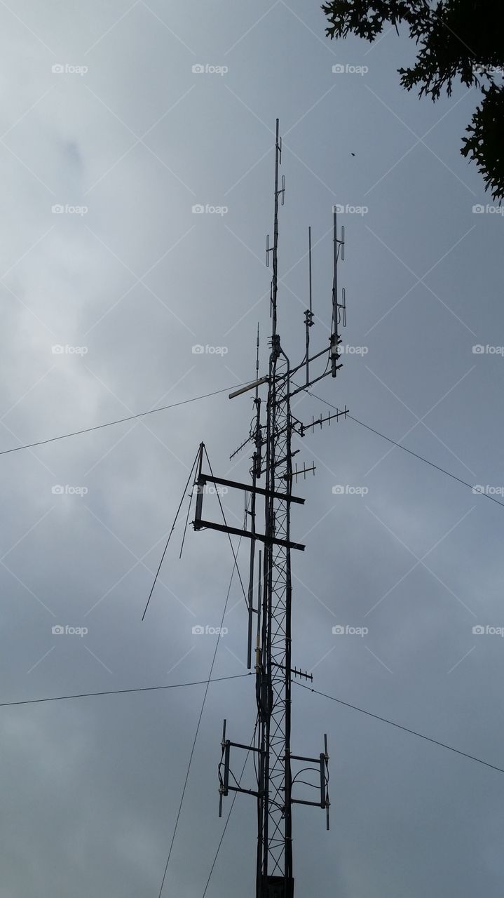 Radio mast. Municipal radio mast for all emergency services.