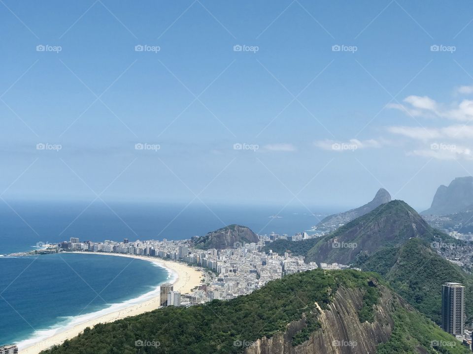 Another beautiful mountaintop view of Rio de Janeiro, Brazil.
