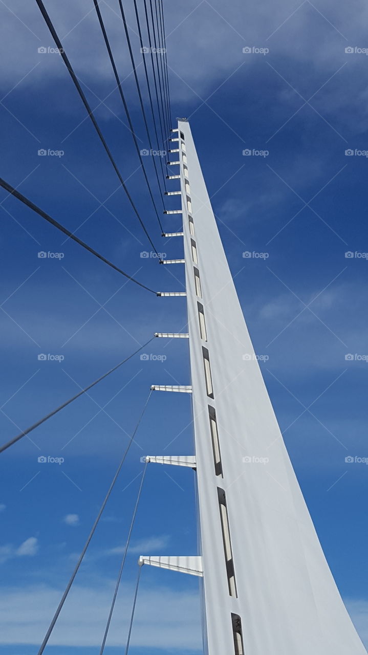 a walk under the Sundial bridge in Redding.