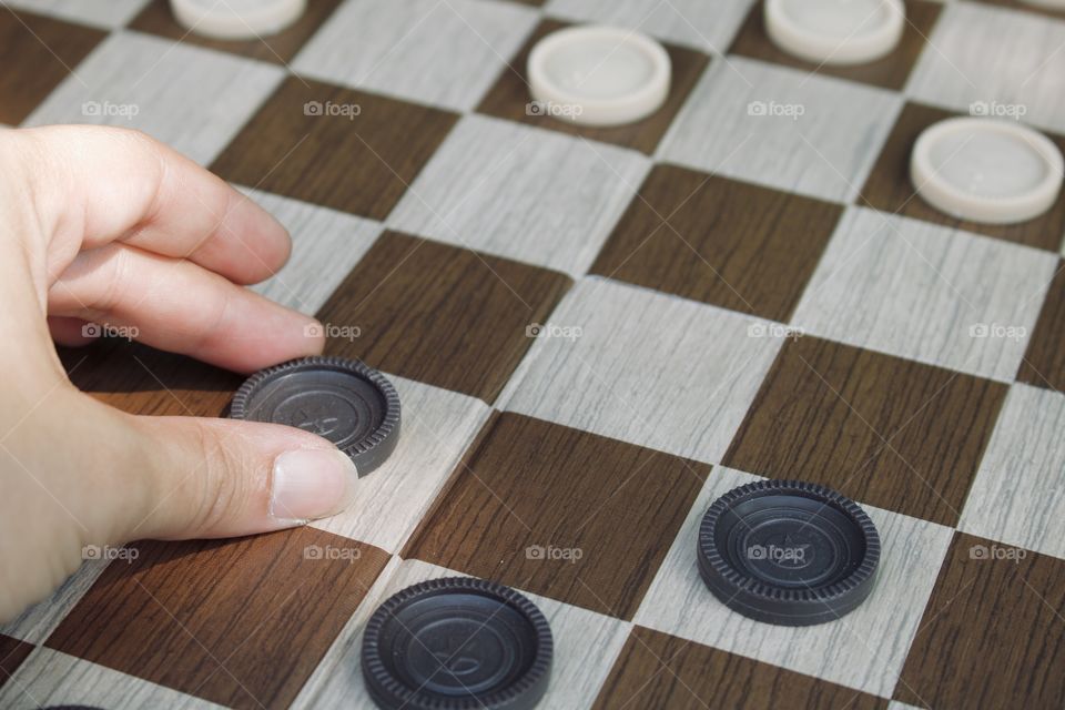 A game of checkers 