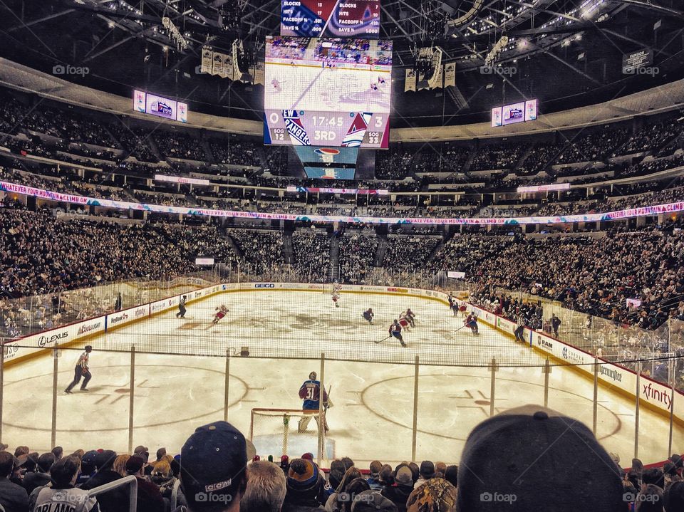 Hockey game of the Colorado Avalanche 