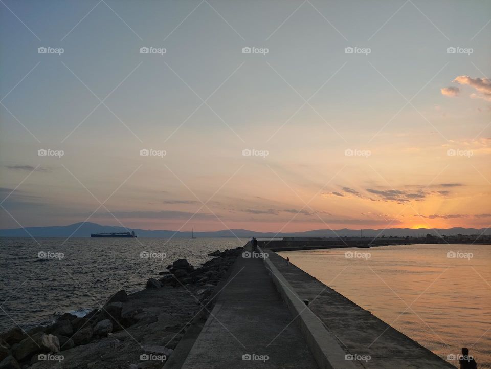 Sunset in Kalamata