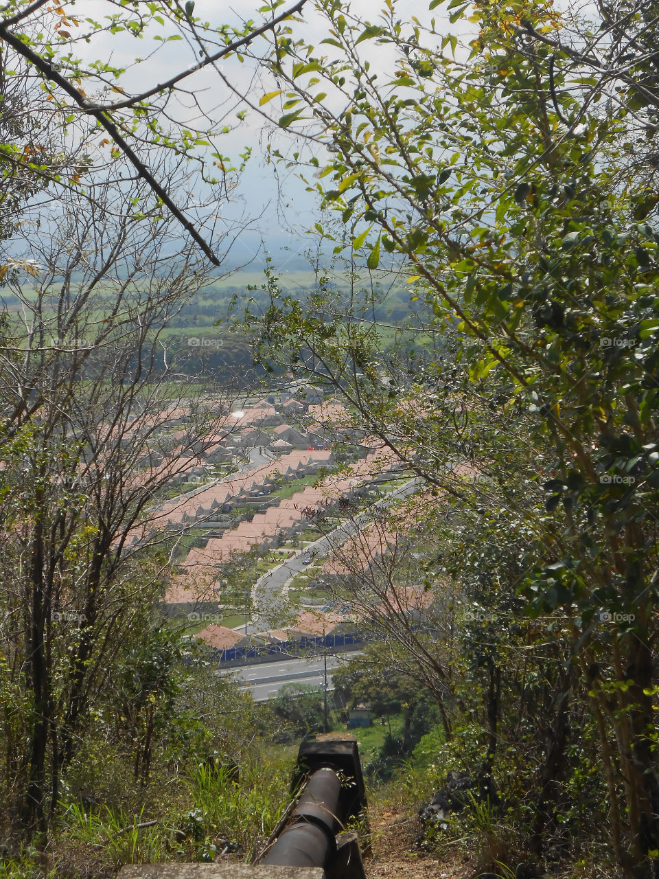 View of Housing Scheme From High
