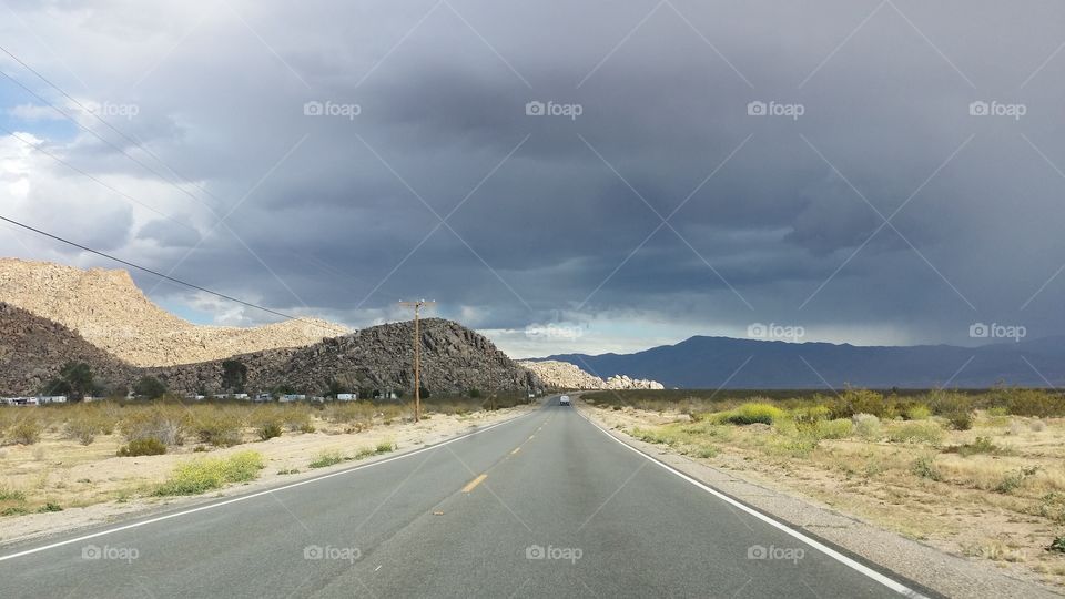 Mojave Desert Hwy 18