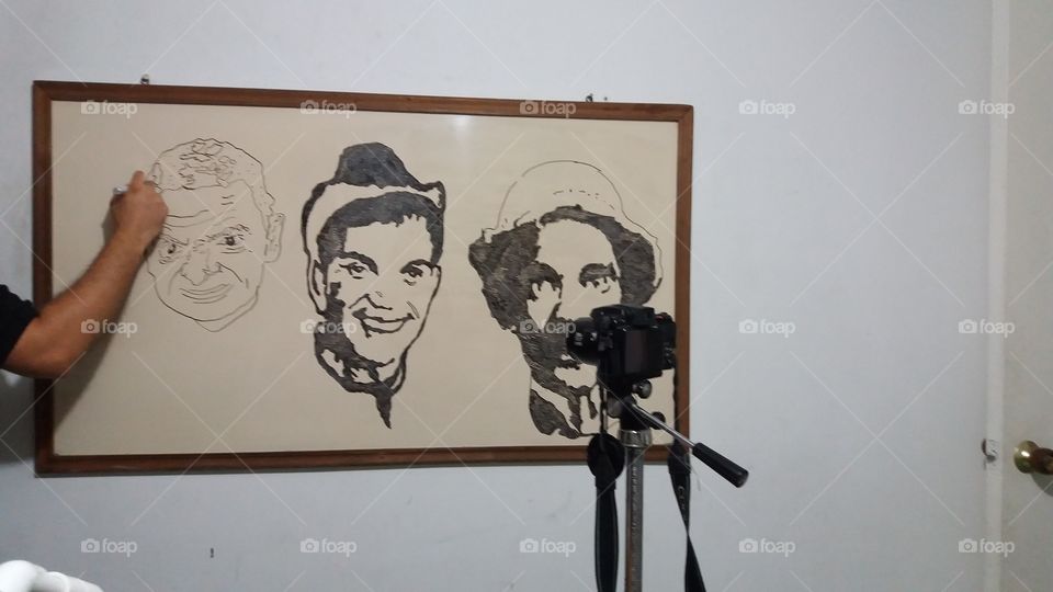 The 3 Comedy Legends Drawn