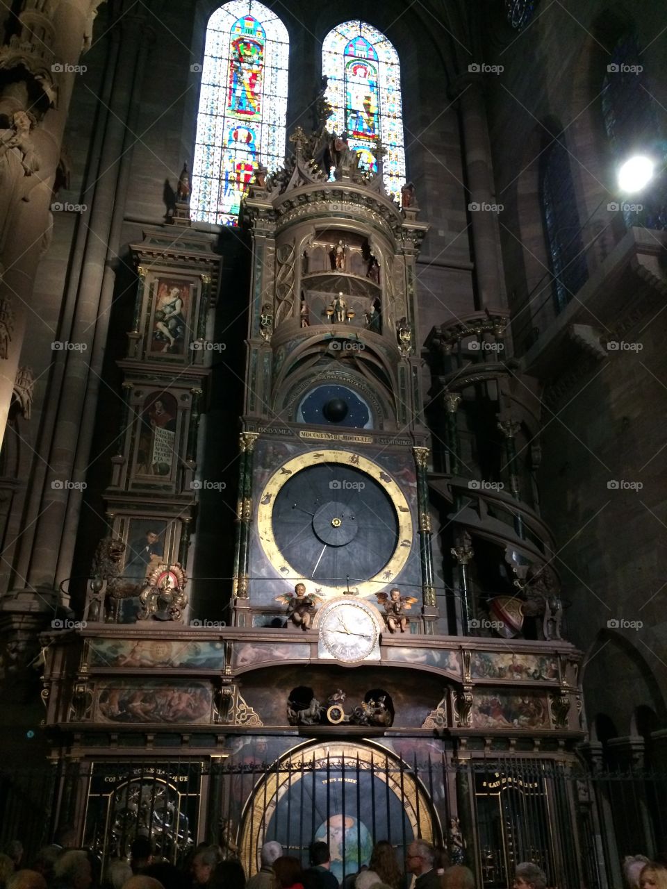 Atomic clock in cathedral 