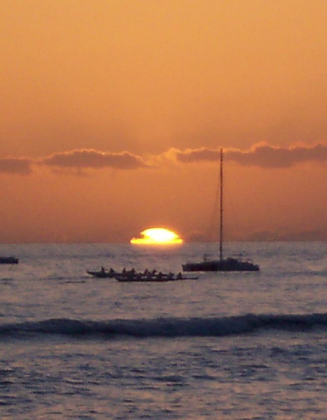 sunset. maui
