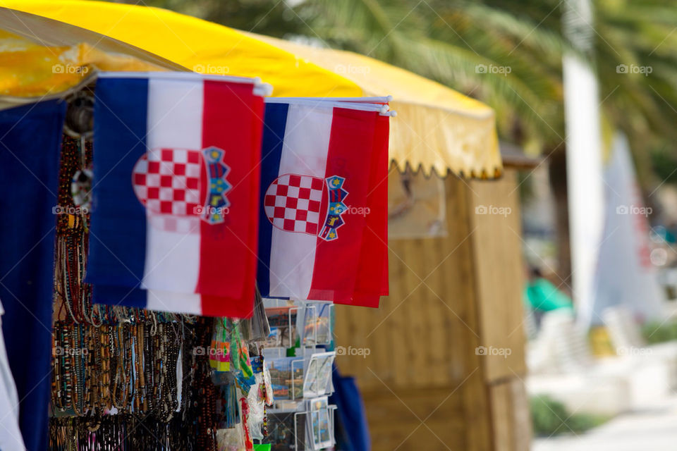 flags europe stall croatian by splicanka