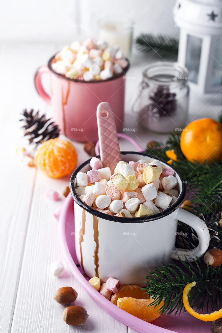 Christmas hot cocoa